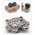 Fashion Beads, Copper with Cubic Zircon Beads, Fashion Jewelry Beads
